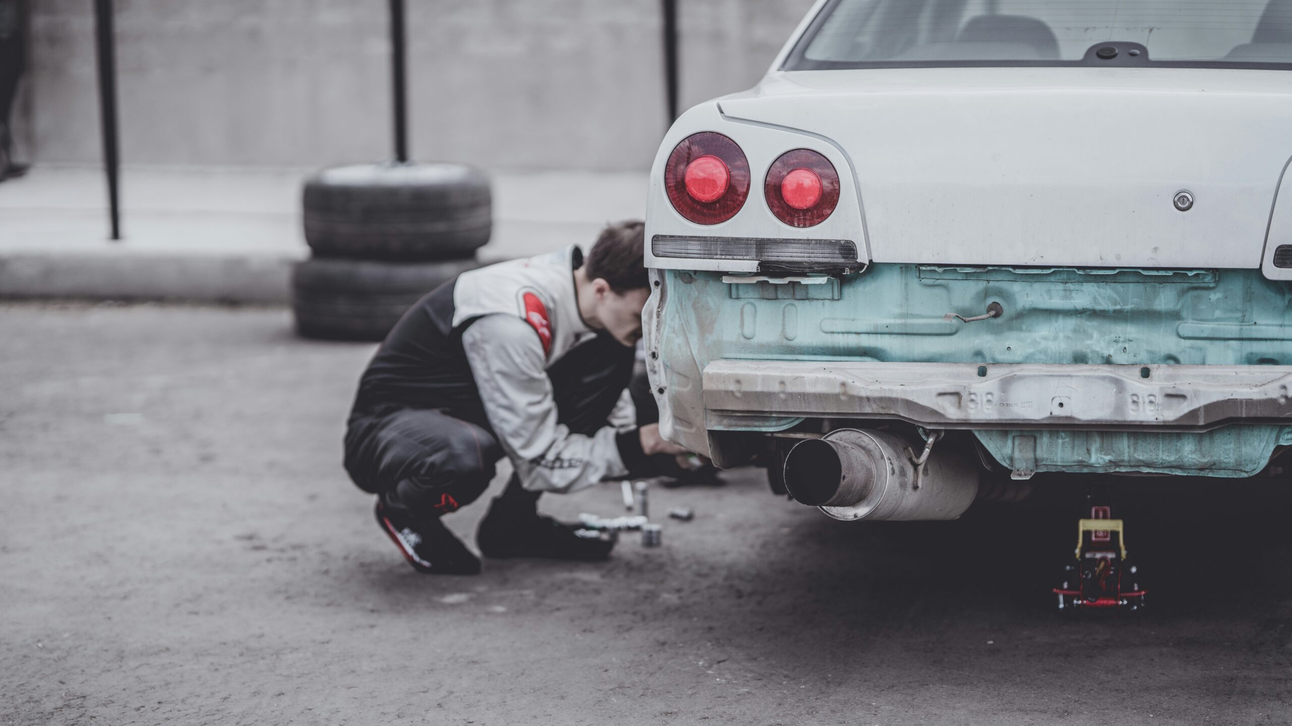 Before-and-after images of vandalism repairs covered by insurance